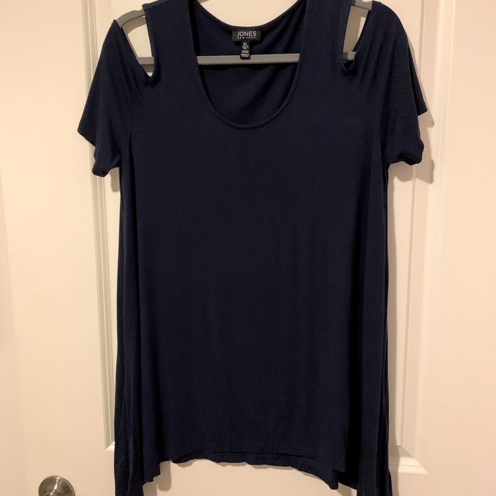 Jones New York Cold Shoulder Top